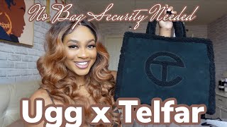 UGG X TELFAR UNBOXING : HOW TO GET A TELFAR WITH NO BAG SECURITY | Andrea Scarlett