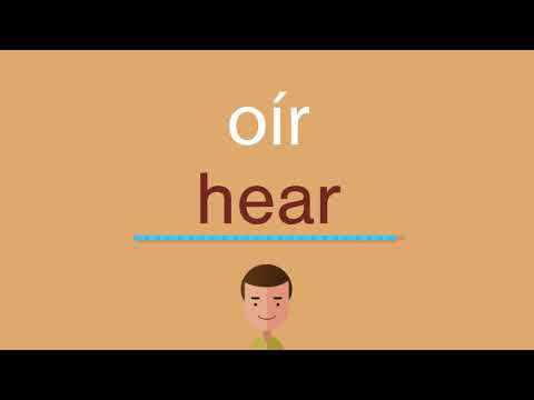 Cómo se dice oír en inglés