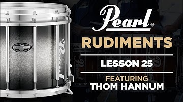Pearl Drum Rudiments - Lesson 25