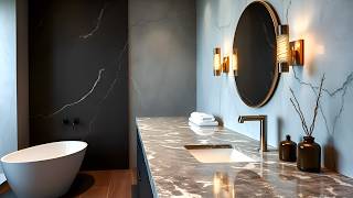 38 Quartz Bathroom Countertop Ideas