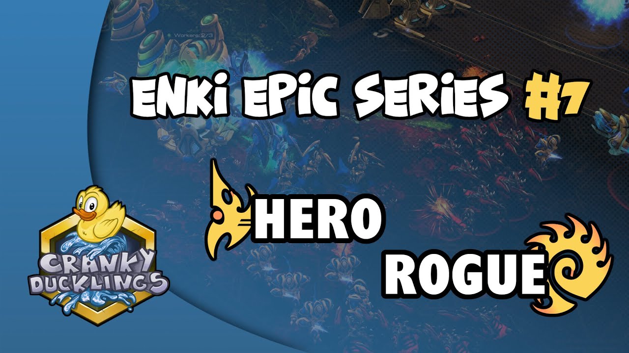 herO vs Rogue PvZ Enki Epic Series 7 StarCraft Evolution