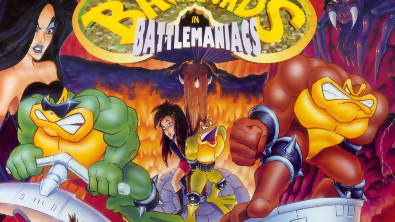 Пародию на какую игру battletoads. Battletoads super Nintendo. Боевые Жабы на супер Нинтендо. Battletoads Battlemaniacs.