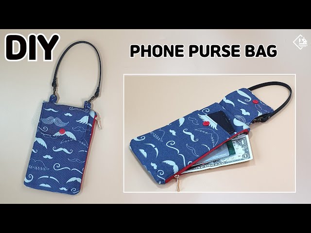 DIY CELL PHONE PURSE BAG [sewingtimes]