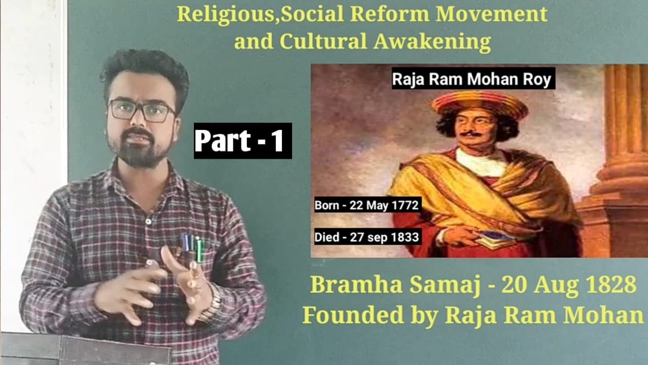 Religious, Social Reform Movement and Cultural Awakening, Chapter 9, Class 8th sst, Part -1
