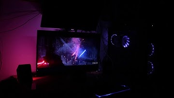 DIY Arduino WS2812B Ambilight System - Screen Capture - Lightsaber Duel