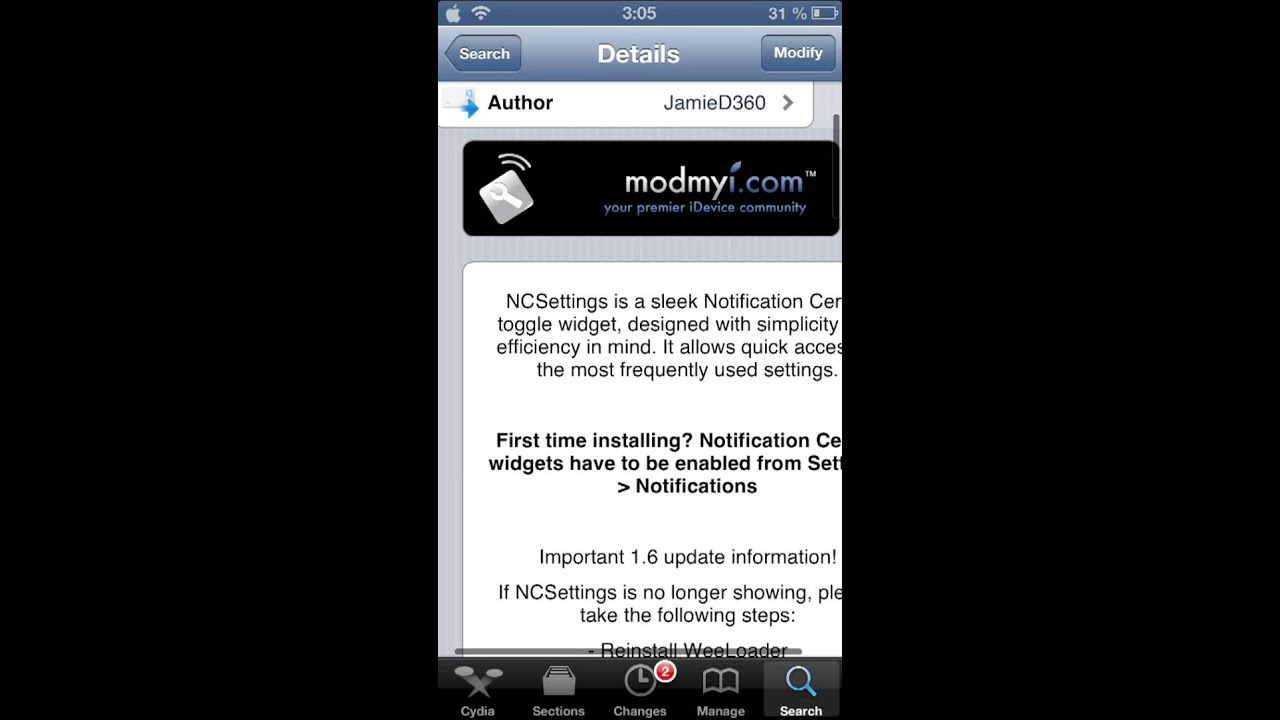 как ставить NCSettings
