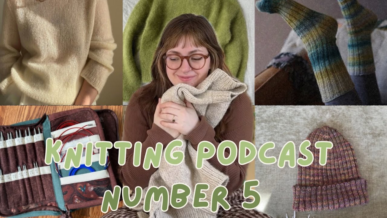 Finish it February, knitting needle case, plotting cast ons | Knitting Podcast ep 5
