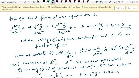 ODE | 05 | Unit 3 | Linear Differential Equations with Constant Coefficients | Nikhil Sir