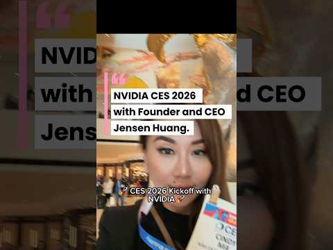 🚀 CES 2026 Kickoff with NVIDIA 🚀 CEO Jensen Huang Keynote Speaker