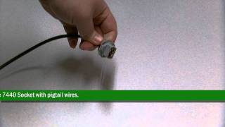 48754 T20 Wedge 7440 Socket with pigtail wires.