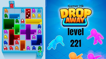 Drop Away level 221 hard level Walkthrough Solution 