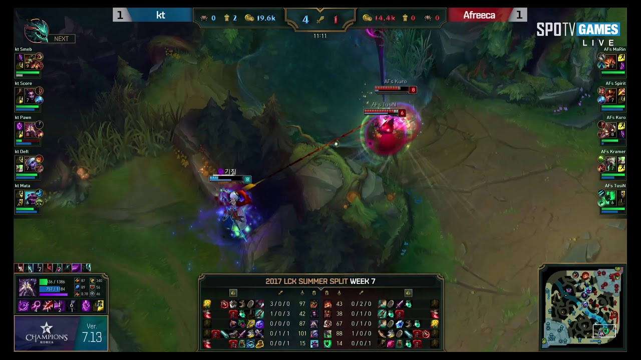 TOP LCK1 MOMENTS 2017 LCK Summer: KT vs. AFS | JAG vs. ROX