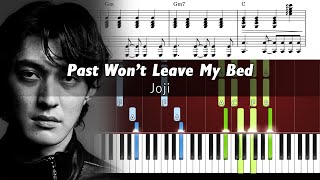Joji - Past Wont Leave My Bed - Accurate Piano Tutorial With Sheet Music