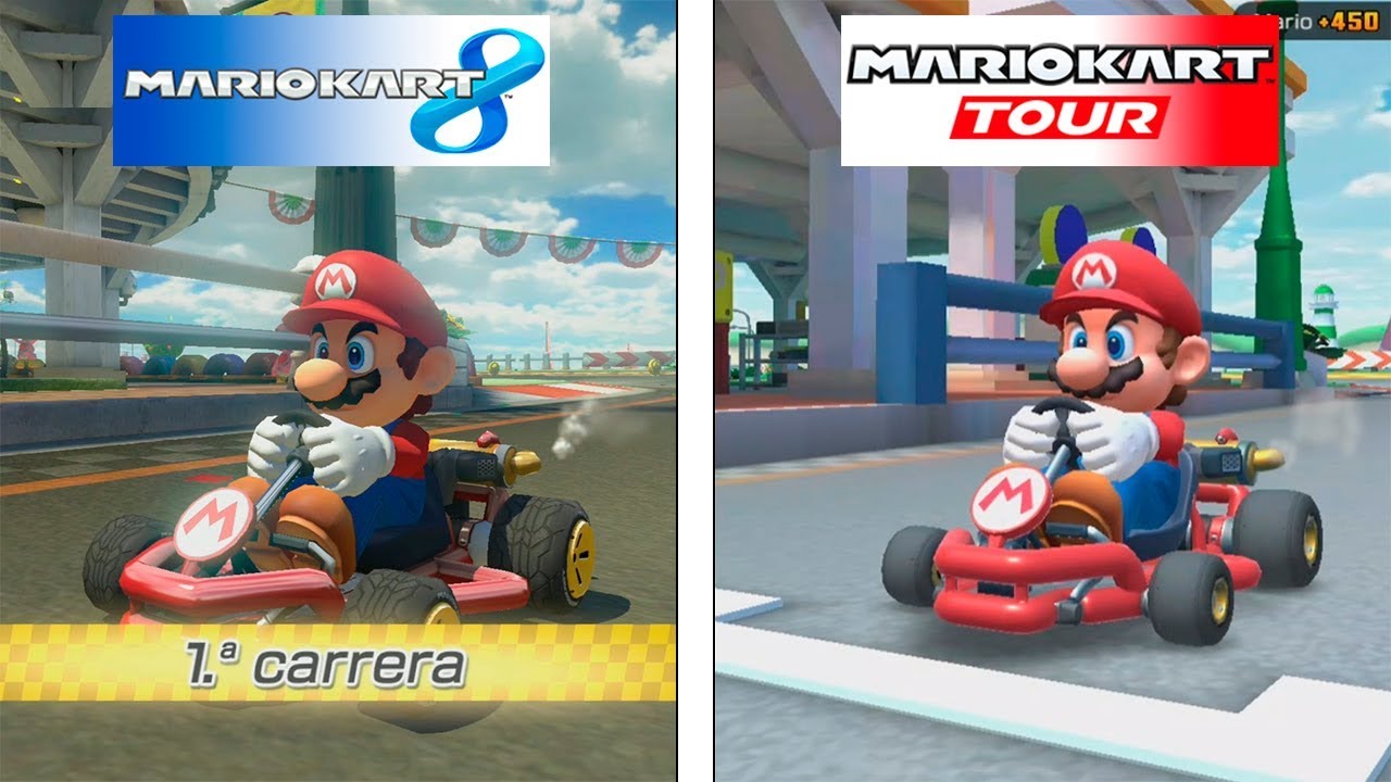 Does Mario Kart Tour sync with Mario Kart 8 Deluxe on Nintendo Switch?