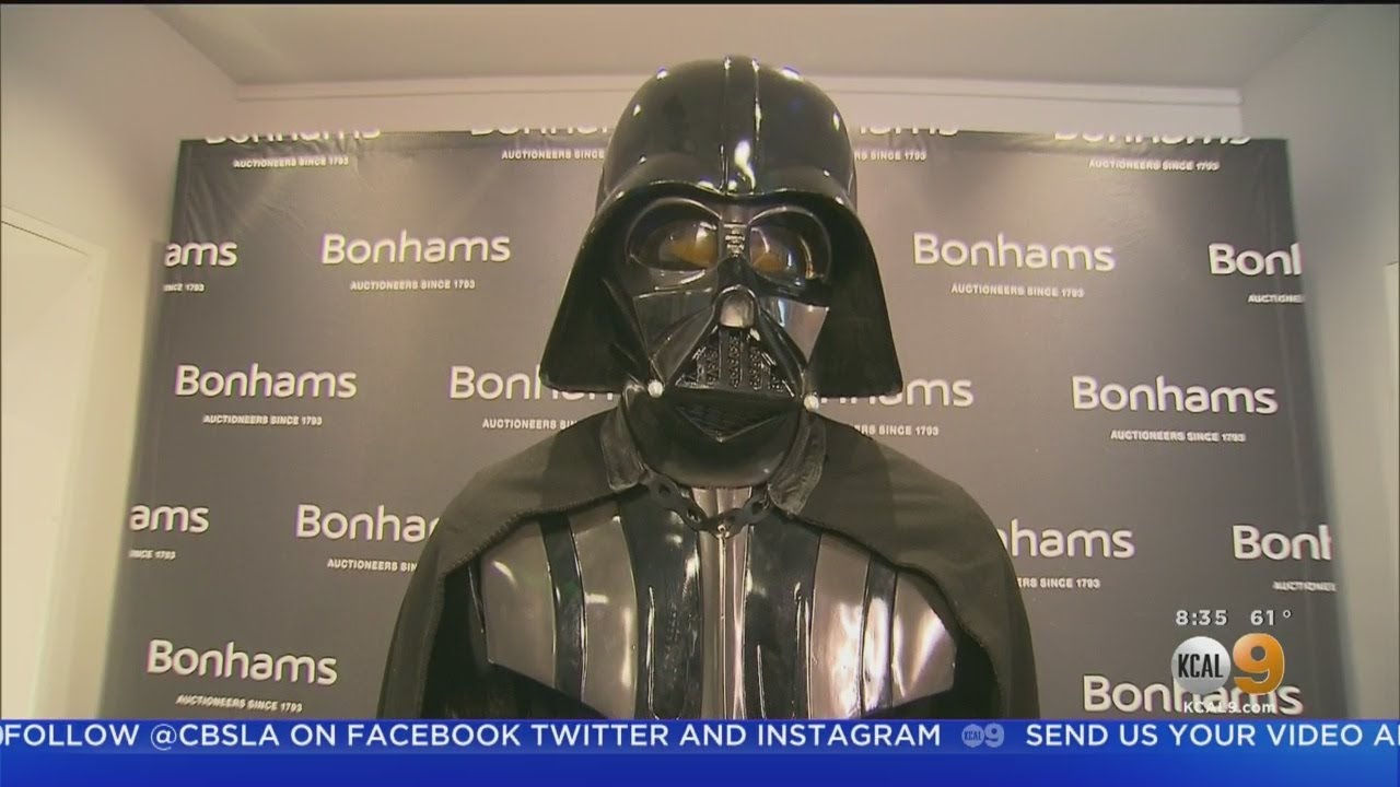 Original Empire Strikes Back Darth Vader Costume Goes To Auction In La Youtube