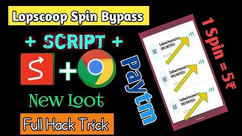 Lopscoop App Bypass spin trick 🔥 Unlimited Trick  !! Bypass script