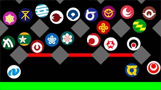 Japan Prefectures Marble Race in Algodoo – Part 2