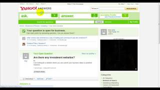 38 - How To Use Yahoo Answers!