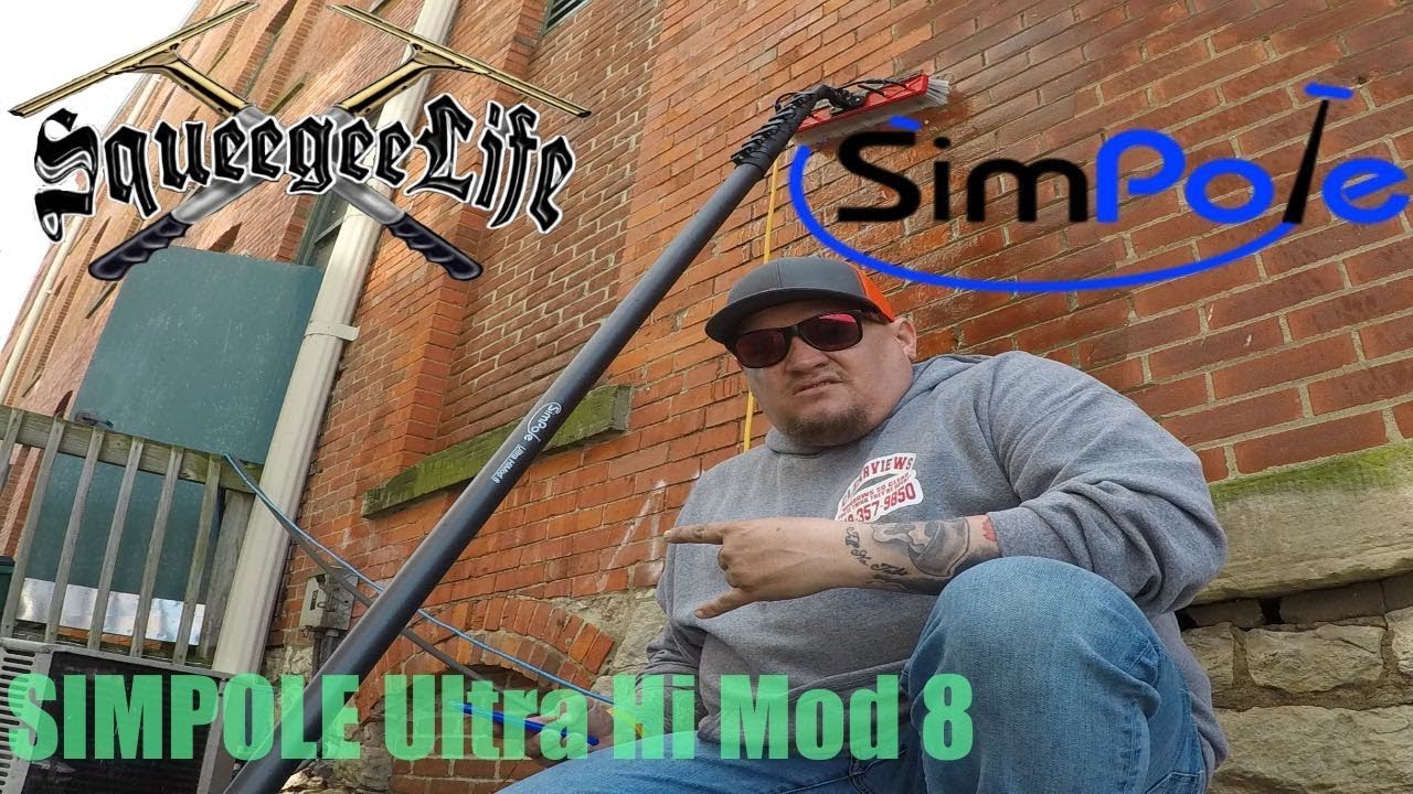 Water Fed Pole with Simpole Hi Mod 8