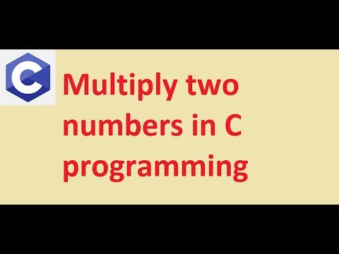 Multiply two numbers in C Programming #ProductOfTwo