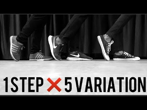 how to FOOTWORKS || 1 step 5 variation || Oh nana na || Dwon Dance Crew || vikram diwan