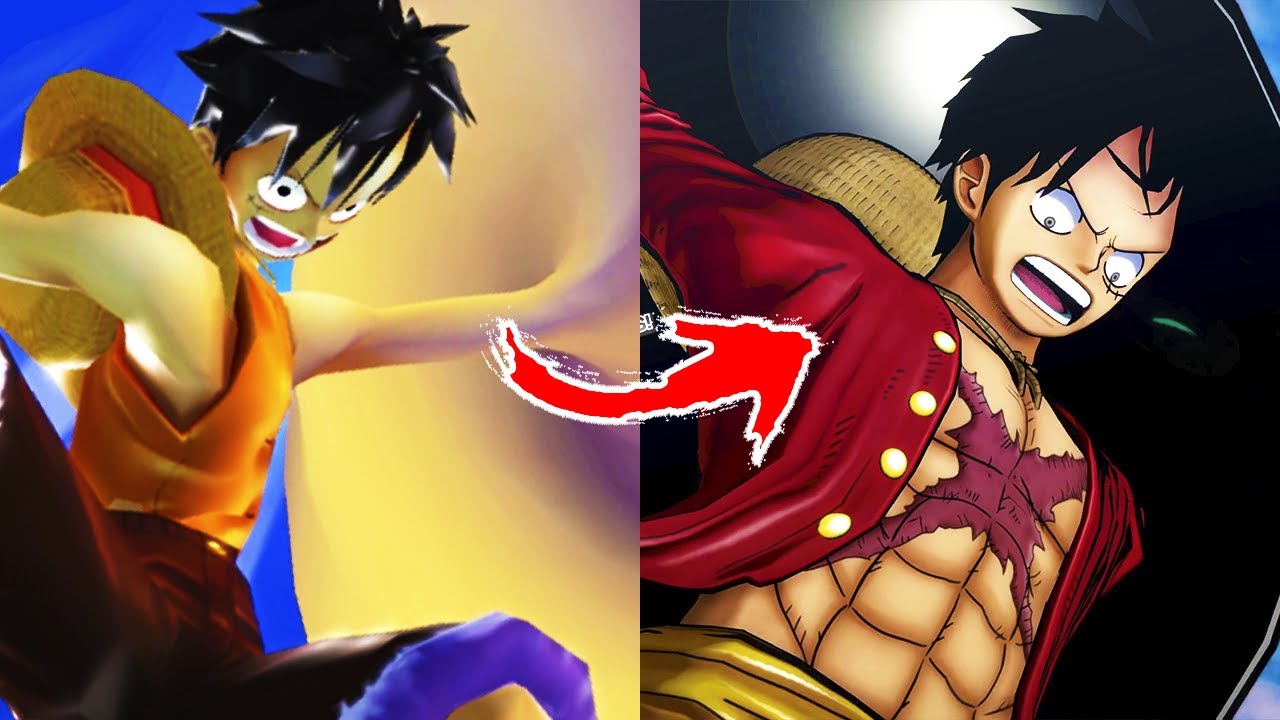 Evolution of Luffy's Gear Third in One Piece Games 