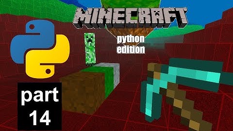Minecraft in python (Ursina): random terrain seed, walking down layers, and text on screen - part 14