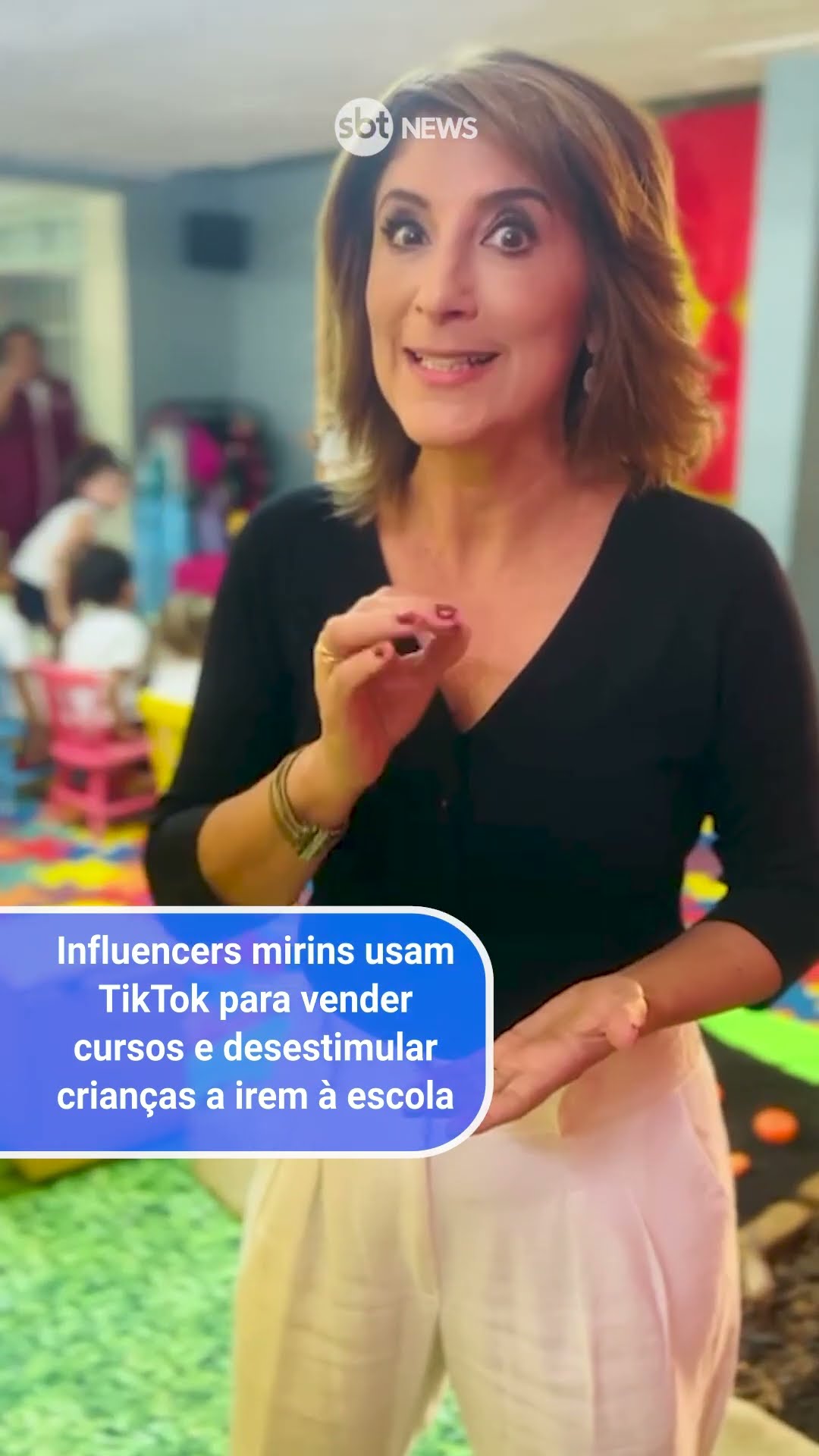 Influencers mirins usam TikTok para vender cursos e desestimular crianças a irem à escola