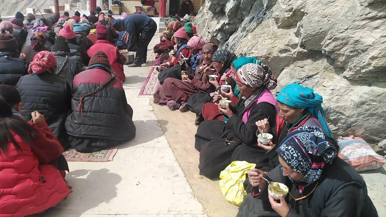 In wanla village accumulated mantra of Avalokiteshvara compassion Buddha.