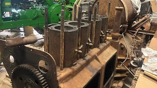 1928 Caterpillar Thirty Rebuild!!! Free Stuck Pistons and Honing The cylinders!!! 