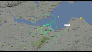 Aer Lingus go around from Edinburgh in Storm Barbara - Air Traffic Control (ATC) Audio