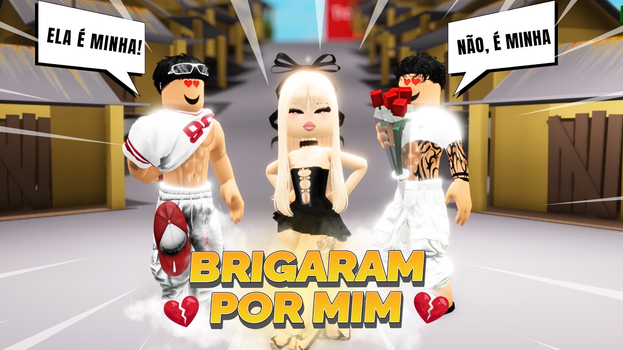 🔥 DOIS CRIAS DA TROPA BRIGARAM POR MIM no Brookhaven 😳💔