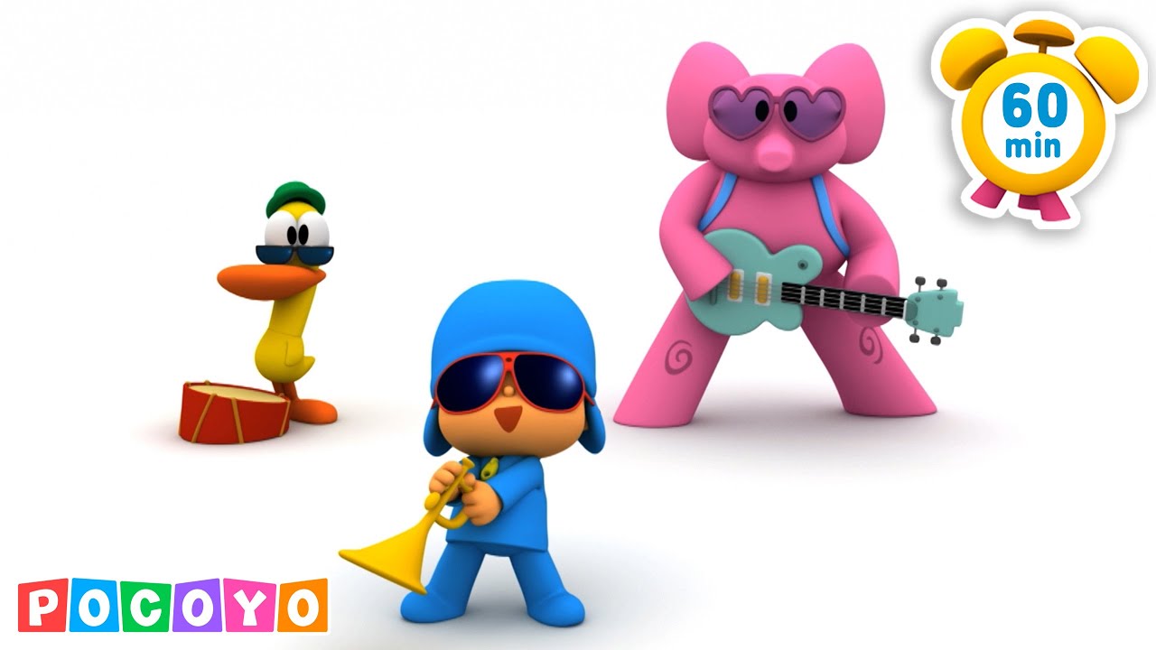 😎 POCOYO BİR GRUP KURUYOR! 🎸 | Pocoyo 🇹🇷 Türk - Resmi Kanal | Çocuklar için Çizgi Filmler