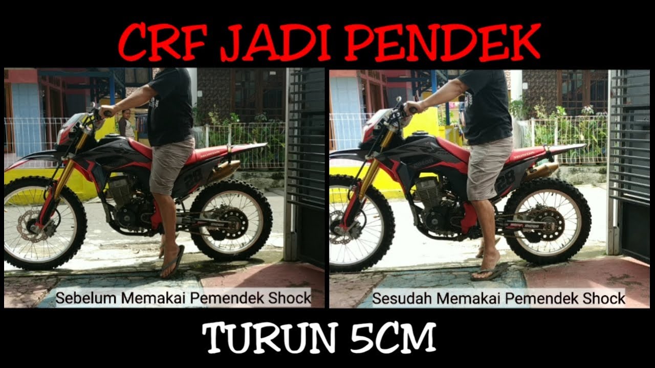 Tutorial CRF 150L Jadi Pendek YouTube