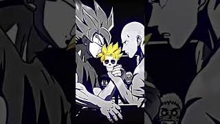 Part 2 goku vs saitama Arm wrestling #intensebattle #anime