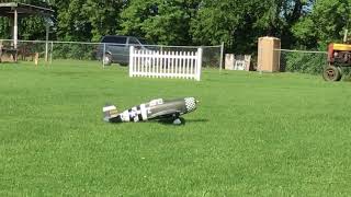 Hangar 9 20cc P-47 Snafu landing by John Carrier