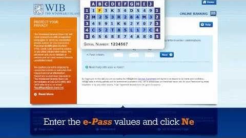 WIB Online Banking Demo Your Accounts - English