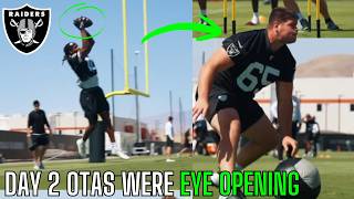 The Las Vegas Raiders Day 2 Of OTAs Highlights Are SICK... | Fernando Mendoza & Kirk Cousins |