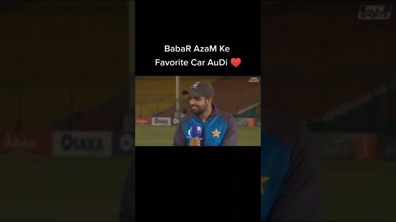Babar Azam favorite car Audi