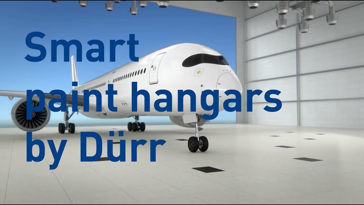 Smart paint hangars by Dürr YouTube