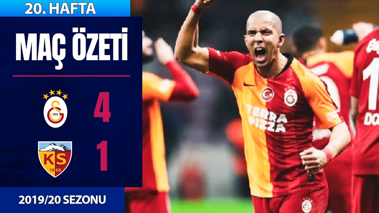 2019-2020 Süper Lig GALATASARAY - KAYSERİSPOR 4-1 Maç Özeti