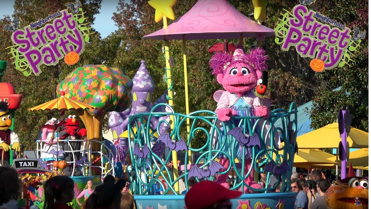 Sesame Place Halloween Parade YouTube