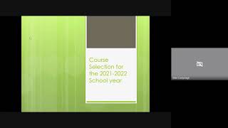2021-22 Course Selection Presentation Video