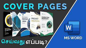 How to create Cover Page in MS Word