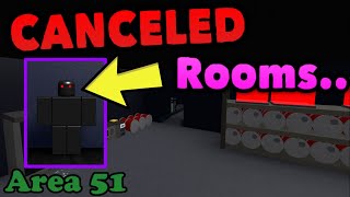 Revealing CANCELED Area 51 Rooms.. Roblox Survive And Kill The Killers [Sector 2]