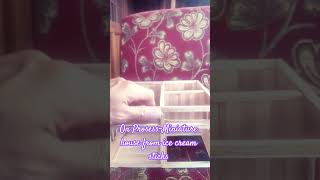 Tiny Stick House Creation 002 #DIYCraft #MiniArt #HandmadeProject #IceStickBuild