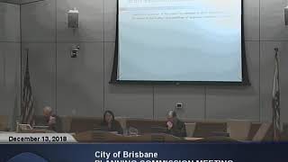 Brisbane Planning Commission 12-13-18