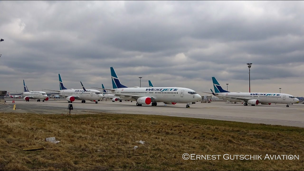 Stored & Parked Aircraft (Air Canada, WestJet, Air Transat) + Final Flights | Toronto Pearson Int'l
