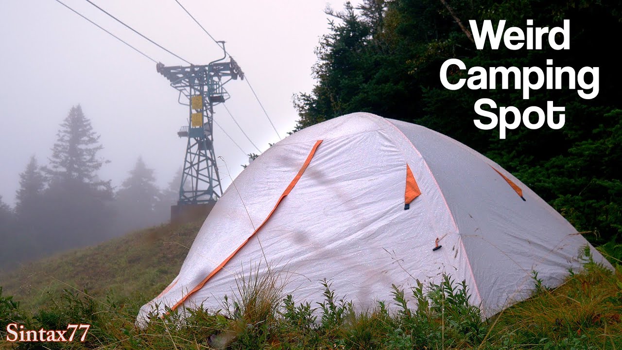 Camping on a Ski Slope Vermont Backpacking YouTube