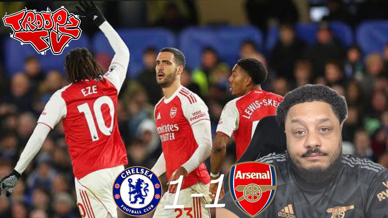 Челси 1-1 Арсенал | Реакция Troopz на матч | РАЗОЧАРОВАНЫ, ПОТЕРЯЛИ 2 ОЧКА!!